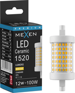 Mexen Vega LED žárovka R7S, 12W, Teplá - 3000K, 1520 lm - L126-R7S-1230-01