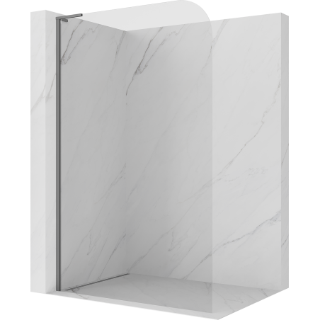 Mexen Kioto-P L sprchová stěna Walk-in 100 x 200 cm, transparentní 8 mm, gun metal - 800-100-103-95-00-P