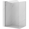 Mexen Kioto-P L Sprchová stěna Walk-in 120 x 200 cm, transparentní 8 mm, gun metal - 800-120-103-95-00-P