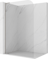Mexen Kioto-P L sprchová stěna Walk-in 80 x 200 cm, transparentní 8 mm, kartáčovaný nikl - 800-080-103-97-00-P