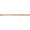 Mexen Line-B přední sprchová lišta 130 cm, kartáčovaná měď - 186503130U