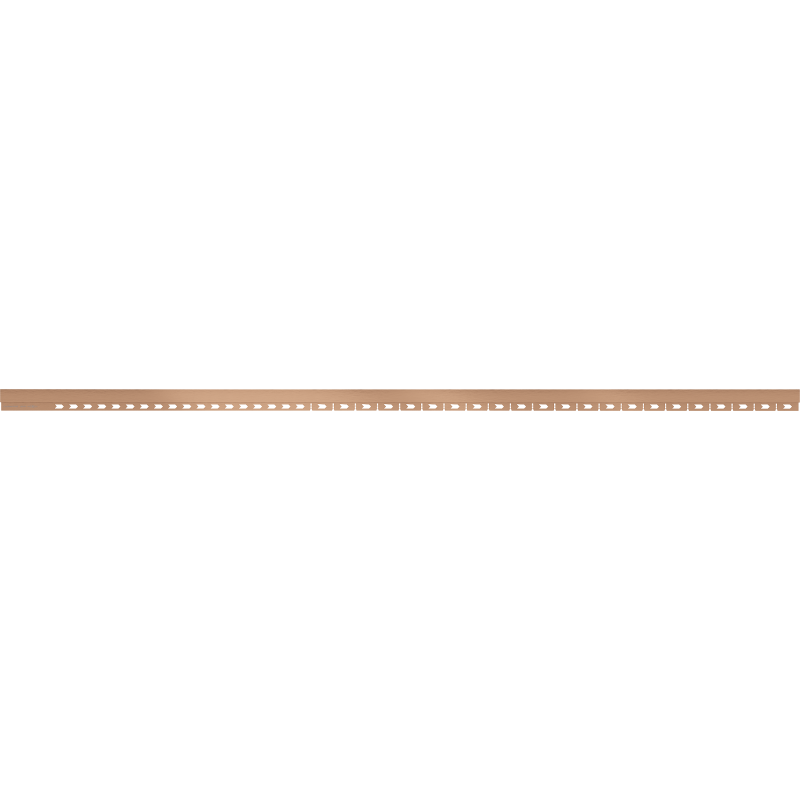 Mexen Line-B čelní sprchová lišta 180 cm, kartáčovaná měď - 186503180U