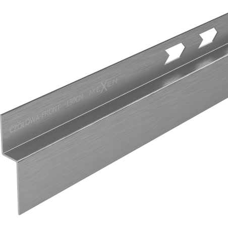 Mexen Line-B čelní sprchová lišta 130 cm, gun gray kartáčovaná - 186603130U