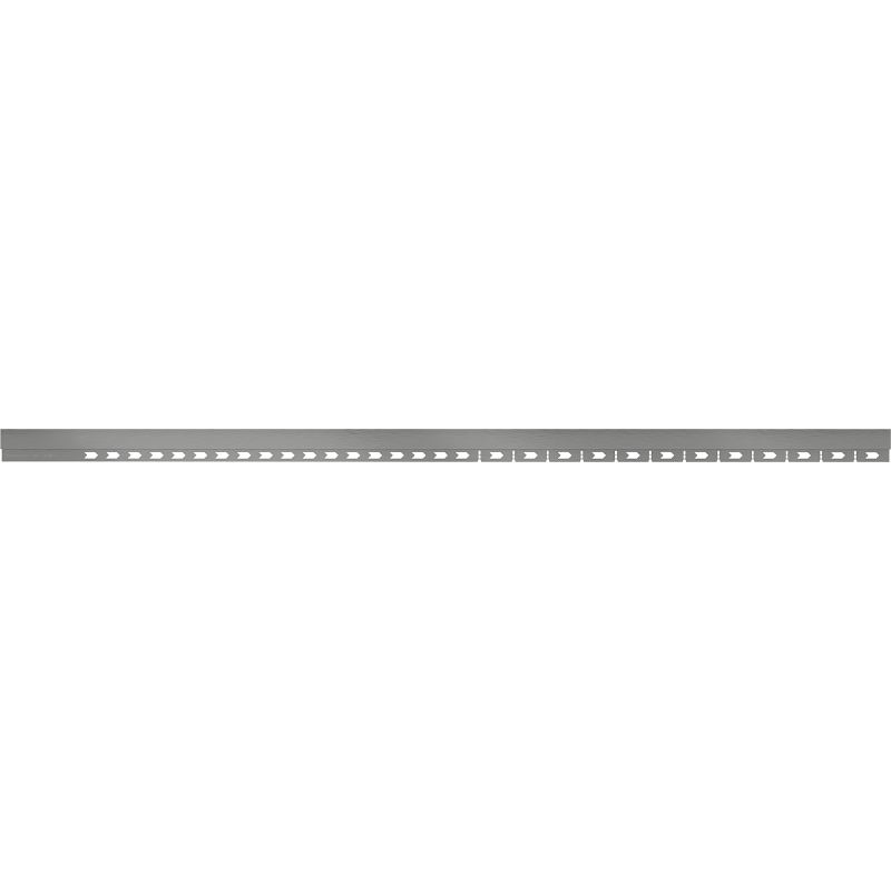 Mexen Line-B čelní sprchová lišta 130 cm, gun gray kartáčovaná - 186603130U