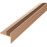 Mexen Line-B lišty spádové pro sklo 120 cm pravá, kartáčovaná měď - 186504120R