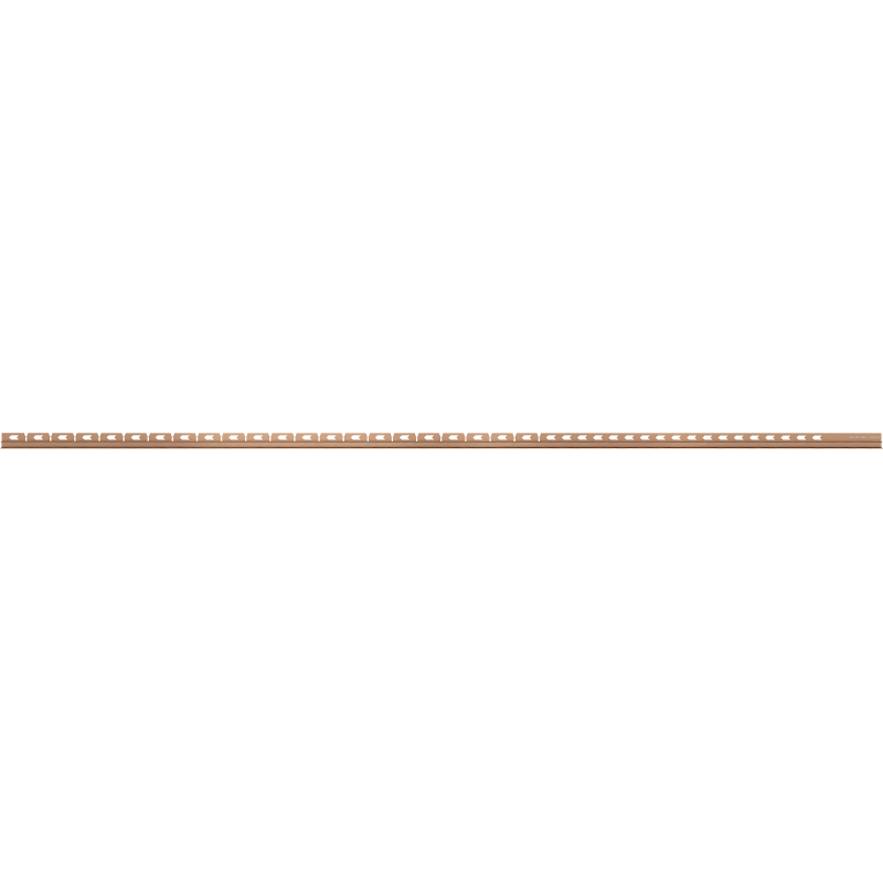 Mexen Line-B lišty do skla 180 cm levá, kartáčovaná měď - 186504180L