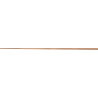 Mexen Line-B lišty do skla 180 cm levá, kartáčovaná měď - 186504180L