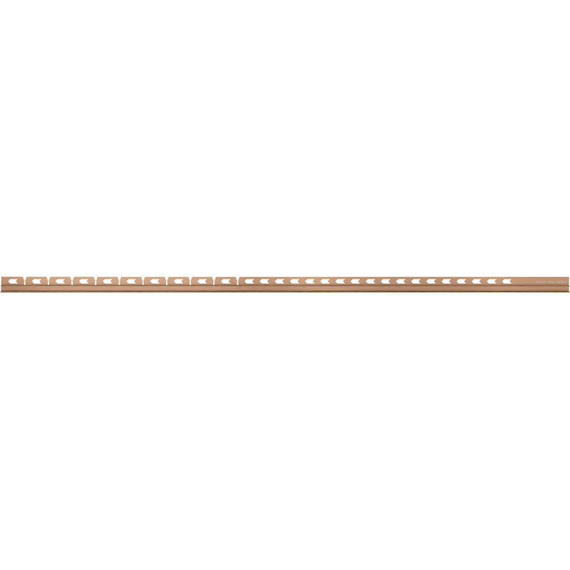 Mexen Line-B spádový profil pro sklo 120 cm vlevo, kartáčovaná měď - 186504120L