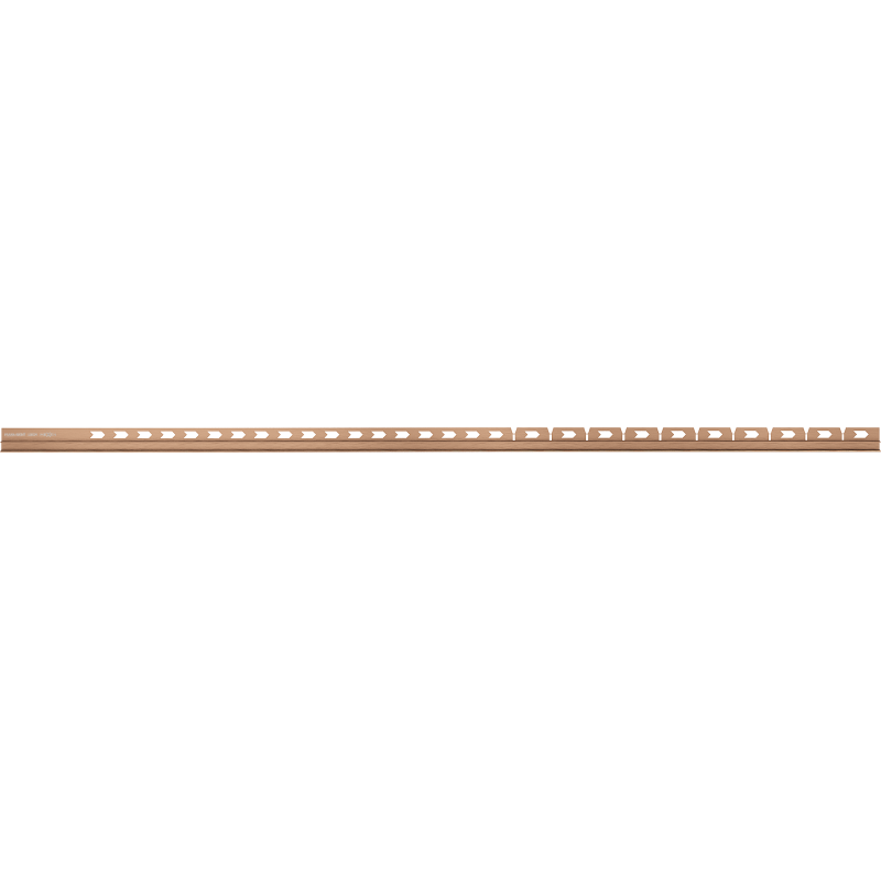 Mexen Line-B lišty spádové pro sklo 120 cm pravá, kartáčovaná měď - 186504120R