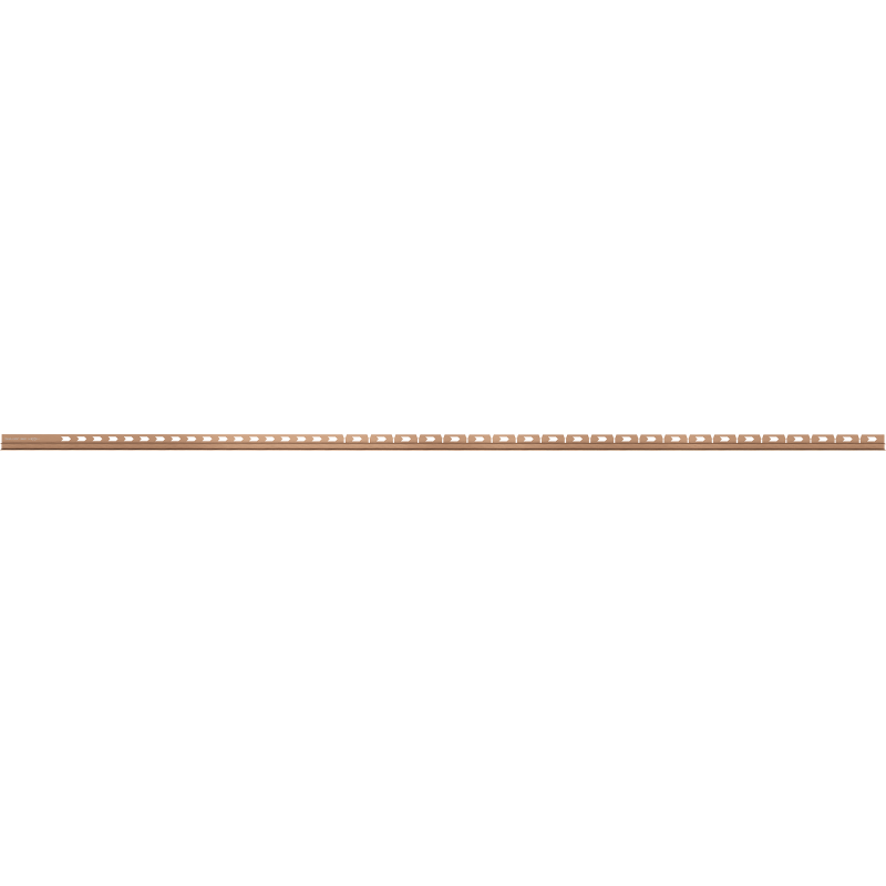 Mexen Line-B lišta spádová ke sklu 180 cm pravá, kartáčovaná měď - 186504180R