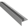 Mexen Line-B lišta spádová ke sklu 120 cm levá, kartáčovaný gun gray - 186604120L