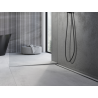 Mexen Line-B lišta spádová ke sklu 120 cm levá, kartáčovaný gun gray - 186604120L