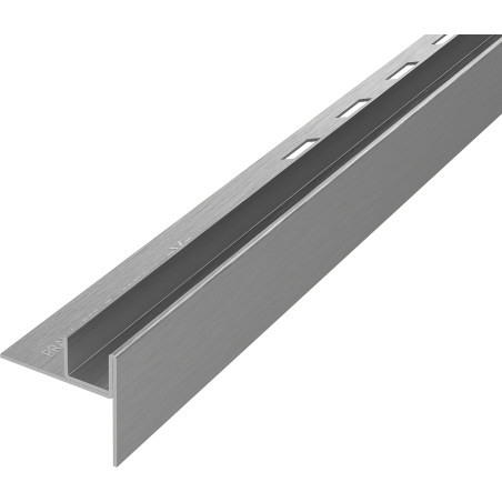 Mexen Line-B lišty skloněné pro sklo 120 cm pravé, gun gray kartáčovaný - 186604120R