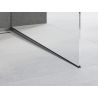 Mexen Line-B lišty skloněné pro sklo 120 cm pravé, gun gray kartáčovaný - 186604120R