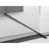 Mexen Line-B lišty skloněné pro sklo 120 cm pravé, gun gray kartáčovaný - 186604120R
