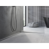 Mexen Line-B lišty skloněné pro sklo 120 cm pravé, gun gray kartáčovaný - 186604120R