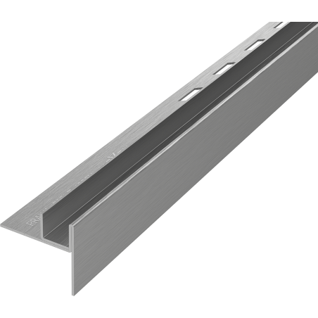 Mexen Line-B prahová lišta ke sklu 180 cm pravá, kartáčovaná gun gray - 186604180R