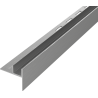 Mexen Line-B prahová lišta ke sklu 180 cm pravá, kartáčovaná gun gray - 186604180R