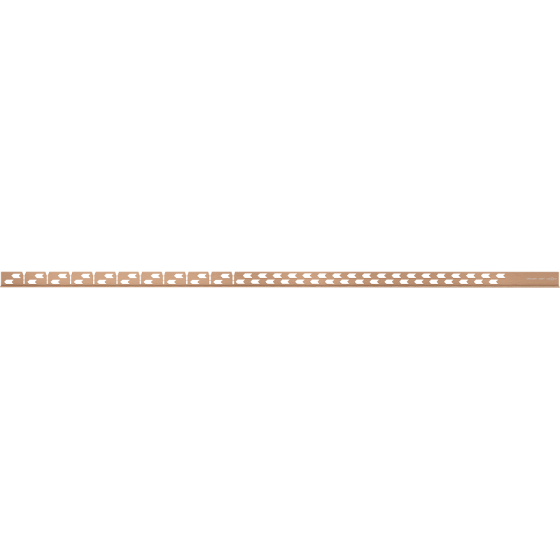 Mexen Line-B podlahová spádová lišta 120 cm levá, kartáčovaná měď - 186501120L