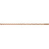 Mexen Line-B podlahová spádová lišta 120 cm levá, kartáčovaná měď - 186501120L