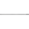 Mexen Line-B lišta spádová podlahová 120 cm levá, gun šedá kartáčovaná - 186601120L