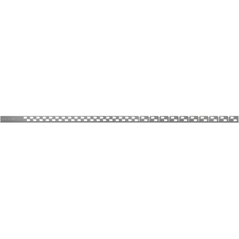 Mexen Line-B podlahová spádová lišta 120 cm pravá, kartáčovaná gun šedá - 186601120R