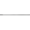 Mexen Line-B podlahová spádová lišta 120 cm pravá, kartáčovaná gun šedá - 186601120R