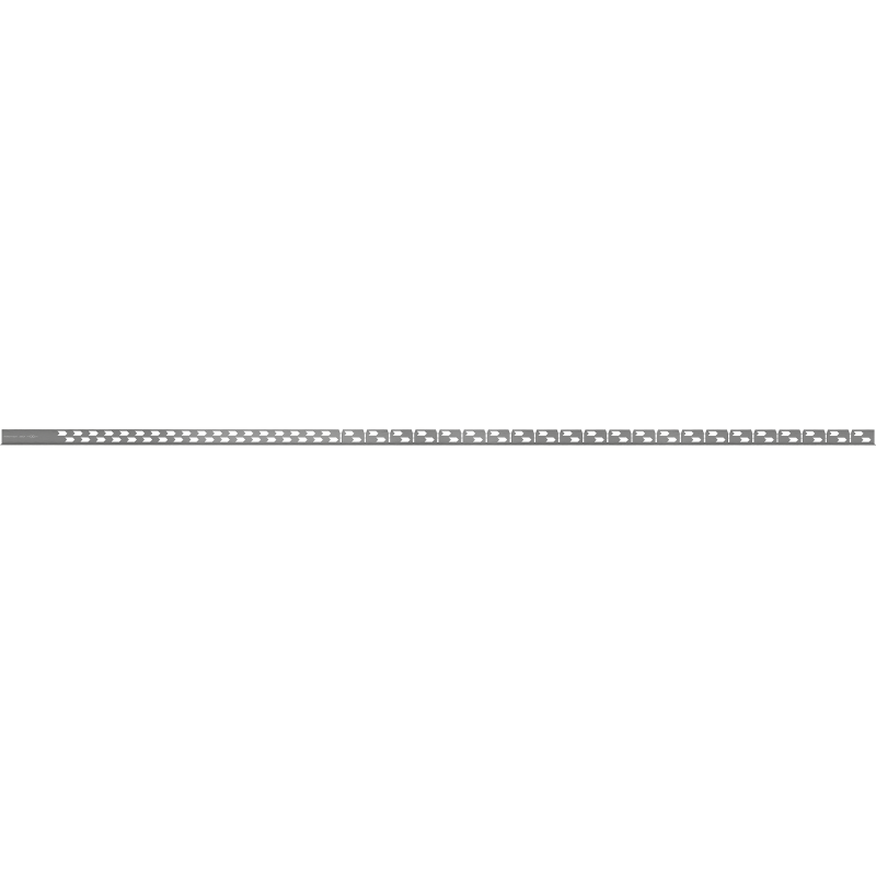 Mexen Line-B podlahová spádová lišta 180 cm pravá, gun gray kartáčovaný - 186601180R