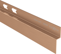 Mexen Line-B nástěnná spádová lišta 180 cm levá, kartáčovaná měď - 186502180L