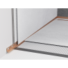 Mexen Line-B lišty spádové přisazené 120 cm levá, měď kartáčovaná - 186502120L