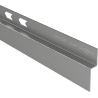 Mexen Line-B stěnová okapová lišta 120 cm levá, kartáčovaná gun gray - 186602120L