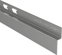 Mexen Line-B stěnová okapová lišta 120 cm levá, kartáčovaná gun gray - 186602120L