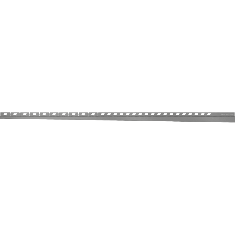 Mexen Line-B stěnová okapová lišta 120 cm levá, kartáčovaná gun gray - 186602120L