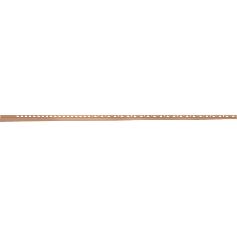 Mexen Line-B odtoková lišta na stěnu 180 cm pravá, měď kartáčovaná - 186502180R