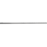 Mexen Line-B odkapávací lišta na stěnu 180 cm pravá, kartáčovaná gun gray - 186602180R