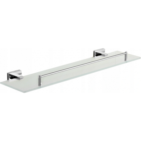 Mexen Arno závěsná skleněná police, chrom - 7020737-00