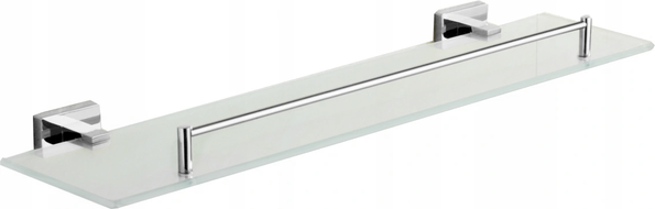 Mexen Arno závěsná skleněná police, chrom - 7020737-00