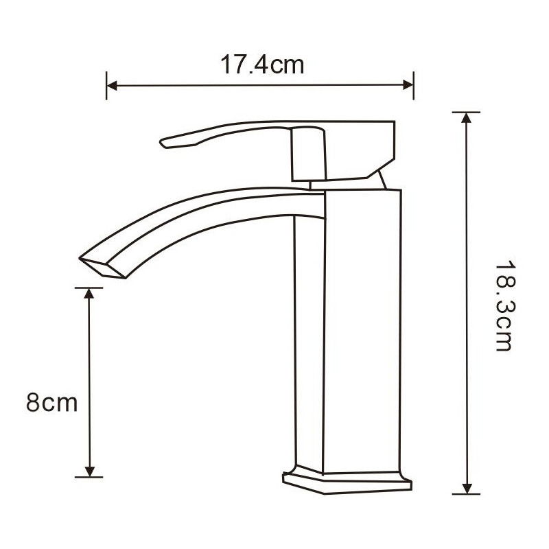 Mexen Libra baterie umyvadlová, zlatá - 745100-50