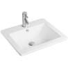 Mexen Lora umyvadlo zapuštěné do desky 53 x 46 cm, bílá - 25365300