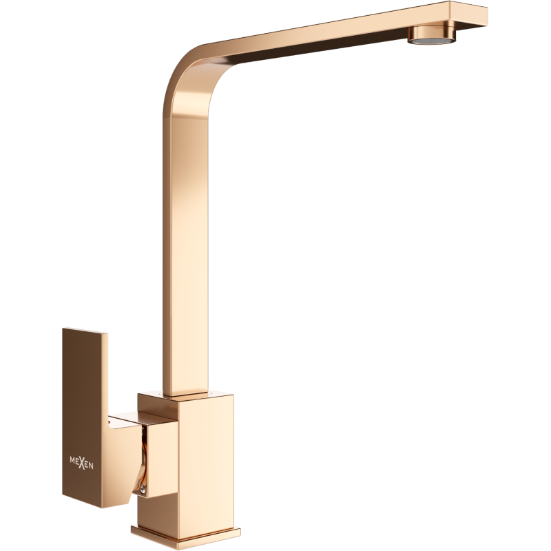 Mexen Rita kuchyňská baterie, růžové zlato - 670300-60