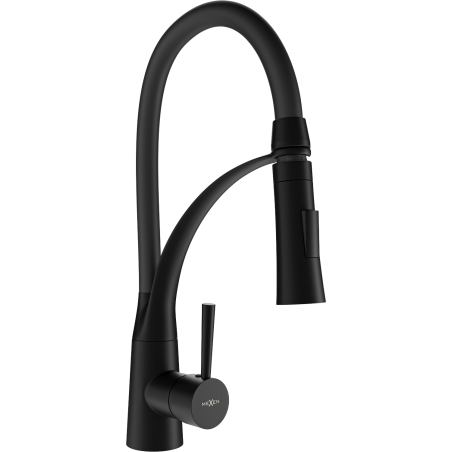 Mexen Aster kuchyňská baterie, černá - 73450-70
