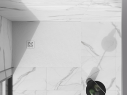 Mexen Stone+ kryt pro sprchovou vaničku, bílá - 44910020