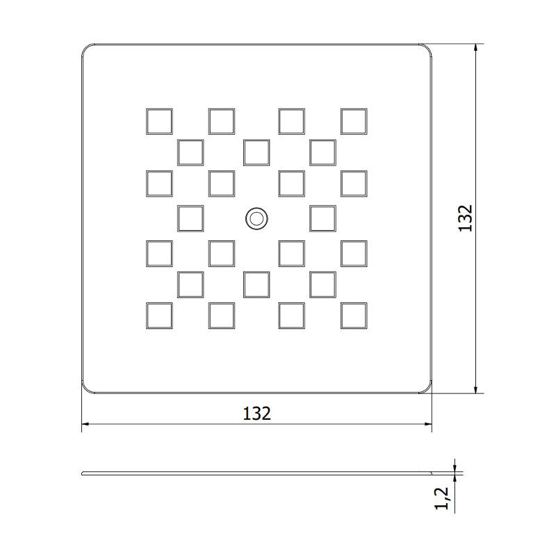 Mexen Stone+ maskování pro sprchovou vanu, bílá - 44910020