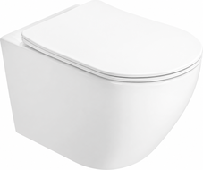 Mexen Lena 2.0 WC mísa Rimless se sklápěcí slim sedátkem, duroplast, bílý lesk - 3022L4000