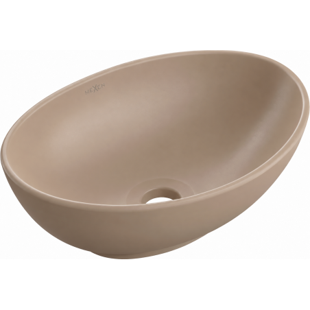 Mexen Elza umyvadlo na desku 40 x 33 cm, cappuccino mat - 21014064