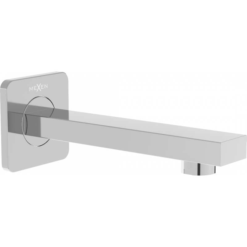 Mexen Cube nástěnná vanová výpusť, chrom - 79370-00