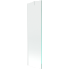 Mexen Next vanová zástěna 1-křídlová 50 x 150 cm, transparentní, bílá - 895-050-000-00-00-20