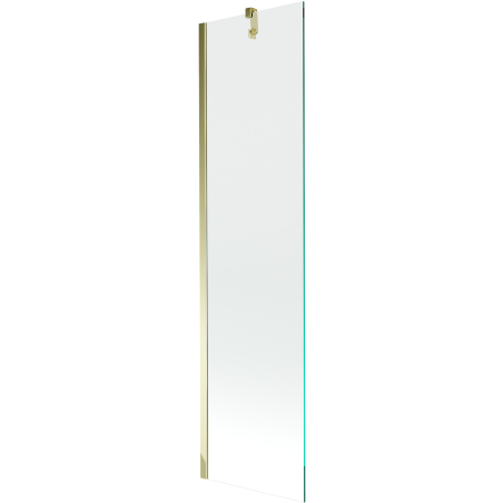 Mexen Next vanová zástěna 1-křídlová 50 x 150 cm, transparentní, zlatá - 895-050-000-00-00-50