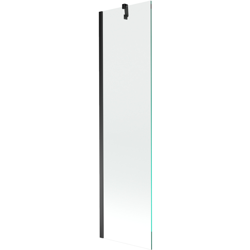 Mexen Next vanová zástěna 1křídlová 50 x 150 cm, transparentní, černá - 895-050-000-00-00-70