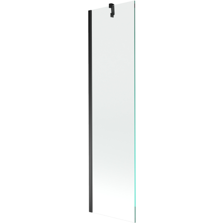 Mexen Next vanová zástěna 1křídlová 50 x 150 cm, transparentní, černá - 895-050-000-00-00-70
